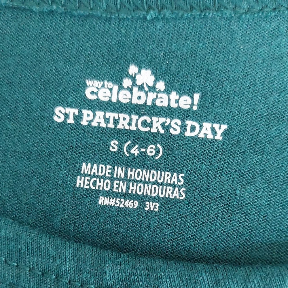 Way To Celebrate St. Patrick's Day "Here For The Shenanigans" Smiley Tee - Small - Picture 2 of 5